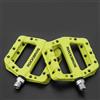 RockBros Pedali per bici da corsa MTB in nylon con asse da 9/16", piattaforma piatta