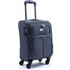 R.Leonf/ORMI TROLLEY BAGAGLIO A MANO CON 4 RUOTE IN TESSUTO ADATTO EASY JET 45X36X20 214