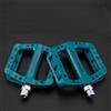 RockBros Pedali per bici da corsa MTB in nylon con asse da 9/16", piattaforma piatta