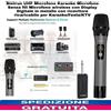 UHF Microfono Karaoke Microfono Senza fili Microfono wireless con Display Digita