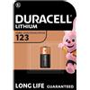 Duracell Pila Batteria CR123 3V Litio DL123A EL123A CR123A CR17345 photo allarme