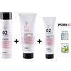 Puring Maxima Puring 02 Smoothing Discipline Shampoo 300ml + Maschera 250ml + Crema Lisciante