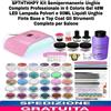 Kit Semipermanente Unghie Professionale Completo DI ACCESSORI + Lampada LED 48W