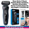 Braun Series 5 50-B1000s Rasoio Elettrico A Lamina Wet&Dry Ricaricabile - Blu