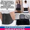 Fascia Busto Posturale x la Schiena e Supporto Lombare da 5 Stecche Rigide. Tg M
