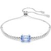 Swarovski Bracciale Swarovski Matrix 5693412 Bracelet Donna Tennis Blu regolabile