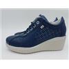 Valleverde Scarpe sneakers donna VALLEVERDE 36432 blu zeppa primavera estate