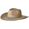 Non Applicabile Cappello da sole di paglia per giardinaggio contadino uomo donna cowboy