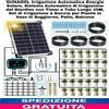 Kit Irrigazione a Goccia Automatica a Energia Solare X Giardino Con Timer E Tubo