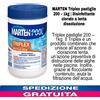 MARTEN Triplex pastiglie 200 - 1kg | Disinfettante clorato a lenta dissoluzione