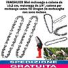 2 mini catene x motosega, 10,2cm, catene di ricambio x motosega A Batteria