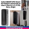 Cyfral SMART-5PG Smart 5p-Telefono Universale di casa 4 Plus N,4,5,6 Fili Grigio