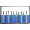 MIRSTORE SERIE 10 FRESE AL CARBURO DI TUNGSTENO 3x3mm PER TRAPANO DREMEL E SMERIGLIATRICE