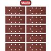 VALEX 10 FOGLI CARTA ABRASIVA FORATA PER GRAFFETTE VALEX 240x93mm LEVIGATRICE ORBITALE