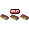 Valex 3 NASTRI ABRASIVI PER LEVIGATRICE A NASTRO 457 x 75 mm GRANA 80 - VALEX 1905142