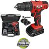 VALEX Trapano Avvitatore con Percussione e 2 Batterie al Litio 14,4V Li-tech Impac 214