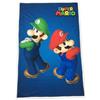Character World Coperta per bambini Super Mario e Luigi in pile sherpa colore blu mis 100*150 cm