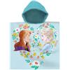 Disney Home Poncho con cappuccio telo mare piscina bagno Disney Frozen Elsa e Anna 3-6 anni