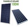 Pannello Solare 12V Fotovoltaico Monocristallino 100W camper impianto casa baita