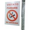 cartello targa FOREX 10x15 CM VIETATO FUMARE NO SMOKING corni aforismi
