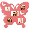 Zep S.r.l. PW529 - Cornice portafoto multifoto con 5 Foto, in Legno, Colore: Rosa