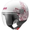 Givi HPS 10.7 Mini Jet, Casco, motivo fiori, H107FANPK54
