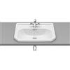 Roca A3270A5000 Lavabo da ufficio, carmen, 600 x 450 x 200 mm, bianco