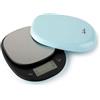 Jata HBAL1202 Bilancia da Cucina Digitale, Alta Resistenza, Alta Precisione, Fino a 5 kg, Display LCD, Funzione Tara, Include Batterie e Coperchio, Dimensioni: 14 x 17,5 x 2,7 cm
