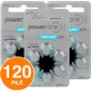 Power-One 120 Batterie PILE POWERONE Implant Plus 675 Apparecchi Acustici Cocleare PR44