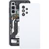 SAMSUNG SCOCCA POSTERIORE SAMSUNG GALAXY A52s A528B VETRO FOTOCAMERA BIANCO =ORIGINALE