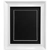 FRAMES BY POST Scandi - Cornice portafoto in stile vintage, con supporto nero e bordo di supporto, 16 x 12 cm, per foto da 30,5 x 25,4 cm