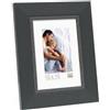 Deknudt Frames S45CF2-30.0X45.0 - Cornice portafoto in Resina Nera con Inserto Beige, Effetto Dipinto a Mano, 30 x 45 cm