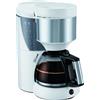 Melitta M622-2/1 - Caffettiera a filtri Look Aroma, colore: bianco