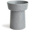 HAK Kähler Kähler, Designer Vasen aus Steingut in Grau, 20 cm