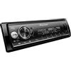 Pioneer MVH-S520DABAN, Autoradio 1DIN con DAB+, rossa, navigazione del menù in tedesco, Bluetooth, USB, entrata AUX, inclusa l'antenna DAB, vivavoce, Smart Sync