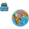 CIGIOKI PALLA PALLINA ANTISTRESS ANTI STRESS A FORMA DI GLOBO MONDO MORBIDA IN SPUGNA