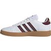 adidas Grand Court Base 2.0 Shoes, Uomo, Cloud White/Shadow Red, 42 2/3 EU