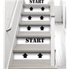PLAGE escaleras-Start, Vinile, Bianco/Nero, 19 x 3 x 100 cm, 3 Pezzi