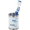 WENKO Water 17913100 - Bicchiere Porta spazzolini in Acciaio Inox, Ø 6,3 x 9,5 cm
