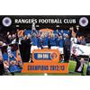 empireposter Empire Merchandising, 611611, Poster della squadra di calcio Rangers Football Club. Campioni 2012/2013, 91,5 x 61 cm