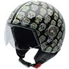 NZI 2016 Zeta Graphics Mexcal, Casco Moto, Multicolore, Taglia M, 57