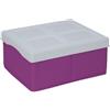 WENKO Concept S 2770021100 - Scatola portaoggetti pieghevole, in poliestere, plastica, 33 x 15 x 28 cm, colore: Grigio bacche