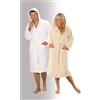 Opal, Accappatoio con Cappuccio, Beige (Beige), XXL