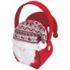 Villa d'Este Home Tivoli Xmas Sacchetto Gnomo in Feltro Cappello Decoro Natalizio