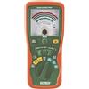 Extech 380320 Tester Isolamento Analogico, 250/500/1000V | Isolamento fino a 400 MOhm, quadrante analogico, blocco accensione, CA fino a 600V, valigetta, cavi