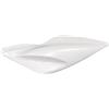 one by Camamoto cod 77366789D plastica/fiancata/fianchetto posteriore sinistro colore bianco compatibile con mbk nitro/yamaha aerox 50-100cc anno dal 1997 al 2012