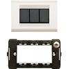 FEB KIT PLACCA TL 3P BIANCA + SUPPORTO 3P