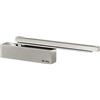 CISA 1D7200040C2, Chiudiporta a Camme Serie D7200 per Porte con Apertura Interna, senza Arresto, EN 2-5, Inox Satinato, Largh. Porta Max 1250