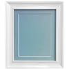 FRAMES BY POST Scandi - Cornice portafoto vintage bianca con supporto blu e bordo di supporto, 16 x 12 per foto dimensioni 30,5 x 25,4 cm