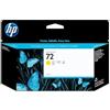 HP 72 C9373A, Cartuccia Originale, Compatibile con Stampanti DesignJet T2300e MFP, T1300, T1200, T1120, T1100, T1100 MFP, T795, T790, T770, T620, T610 e T600, Giallo
